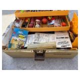 tackle box with contents