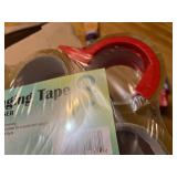 8 rolls packing tape with dispenser