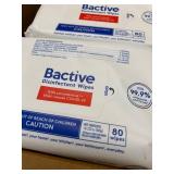 6 packages of 80 ct disinfectant wipes