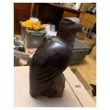 Eagle wood carving