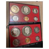 4 US proof coin sets 1978