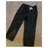 size 10 faux leather pants - women NWT