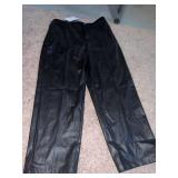 size 10 faux leather pants - women NWT