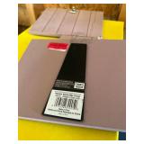 three photo clip frames dusty rose color