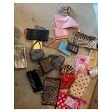 assorted wallets and coin purses