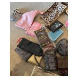 assorted wallets and coin purses