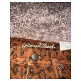 cheetah print jeans womens size 4 NWT
