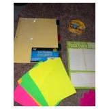 assorted office supplies - more cards; mechanical pencils, staples & more
