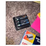 assorted office supplies - more cards; mechanical pencils, staples & more