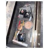 makeup tote with some products inside