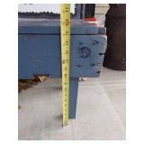 Welcome Bench Made From Ammo Crate - KSU Wildcats