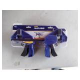 Irwin Quick-Grip 6 in. x 2.43 in. D Resin Bar Clamp 300 lb. - 4 pc. set