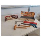2 Vintage Kids Toolboxes with Tools
