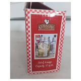 Home Essentials and Beyond Country Chic 4 Piece Paneled 17 oz. Mug Set