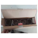 Home Essentials and Beyond Country Chic 4 Piece Paneled 17 oz. Mug Set