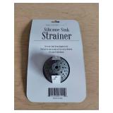 3 pack sponges and silicone strainer