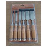 6pc. Wood Chisel Set: 1/4", 1/2", 3/4", 1", 1-1/4" & 1-1/2"