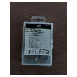 Grip Fast 101 Piece Picture Hanging Assortment - Hangers Wire Nails Craft