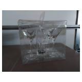 Acrylic Martini Set - Pitcher and 4 Glasses