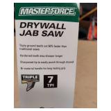 Masterforce Drywall Jab Saw 7 Tpi Triple Ground Hardened Tooth