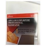 9" X 11" Sandpaper - 25 Pcs