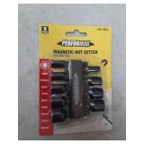 (2) 9 Pc Magnetic Nut Driver Setter Bit Sets - SAE and Metric