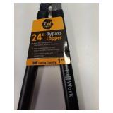 Tuff Work 24" Bypass Lopper 1" Cutting Capacity Lightweight Handle