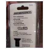 4 Pc Impact Power Bit Set with Magnetic Collar - T25, S2 and #2 Phillips