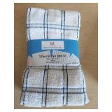 3 Piece Kitchen Towel Set - Blue