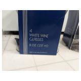 (2) Sets of 4 Wine Glasses