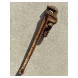 Rigid 24" pipe wrench