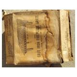 Cast iron fireplace grate