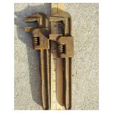 (2) Monkey wrenches