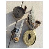 (2) 3 In. Ratchet straps