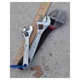 3 Adjustable wrenches