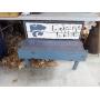 Welcome Bench Made From Ammo Crate - KSU Wildcats