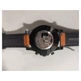 Hybrid Smartwatch - Q Nate Dark Brown Leather