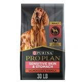 Purina Pro Plan Sensitive Skin Dog Food for Sensitive Stomachs, Salmon and Rice Formula - 30 lb. Bag
