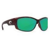 Costa Del Mar Luke Tortoise Rectangular Sunglasses