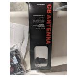 K40 K40A 57.25" Base Load CB Antenna Kit with Stainless Steel Whip and Black/Red K40 Logo