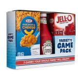 JELL-O Jiggler Slap Card Game/KRAFT Macaroni & Cheese Game/HEINZ Ketchup Dice Game Variety Pack