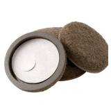 Waxman Consumer Group 4333295n 2" Self-Stick Felt Bottom Round Furniture Sliders 4 Count