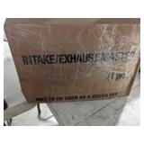 Builders Edge 140057575123 Intake/Exhaust Vent 123, White