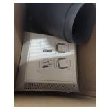 Builders Edge 140057575123 Intake/Exhaust Vent 123, White