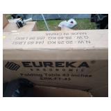 Eureka Ergonomic 43" Adjustable Mobile Utility Folding Desk/Table with 4 Lockable Wheels - Cherry- Retails for $399