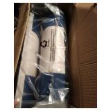 Two Tone Low Back Folding Boat Seat White/Blue - Retails $199