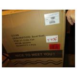 Two Tone Low Back Folding Boat Seat White/Blue - Retails $199