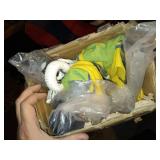 OUTDOOR WIND HAMMOCK WITH STAND, YELLOW, GREEN, BLUE - Retails for $95