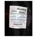Grateful Glamper Roasting sticks. 100% Biodegradable Bamboo - Retails for $30