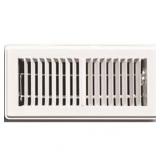 Truaire 4 In. X 12 In. White Floor Register Retails for $16